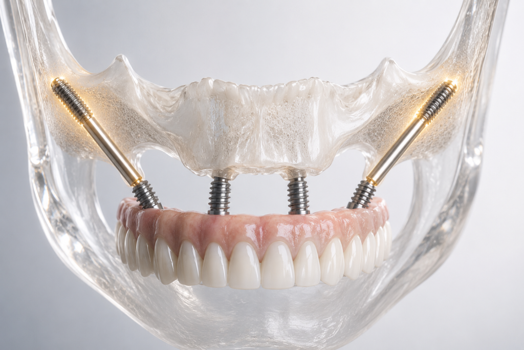 İleri derece kemik kaybı olan hastalar için zigomatik implant tedavisi çözümü